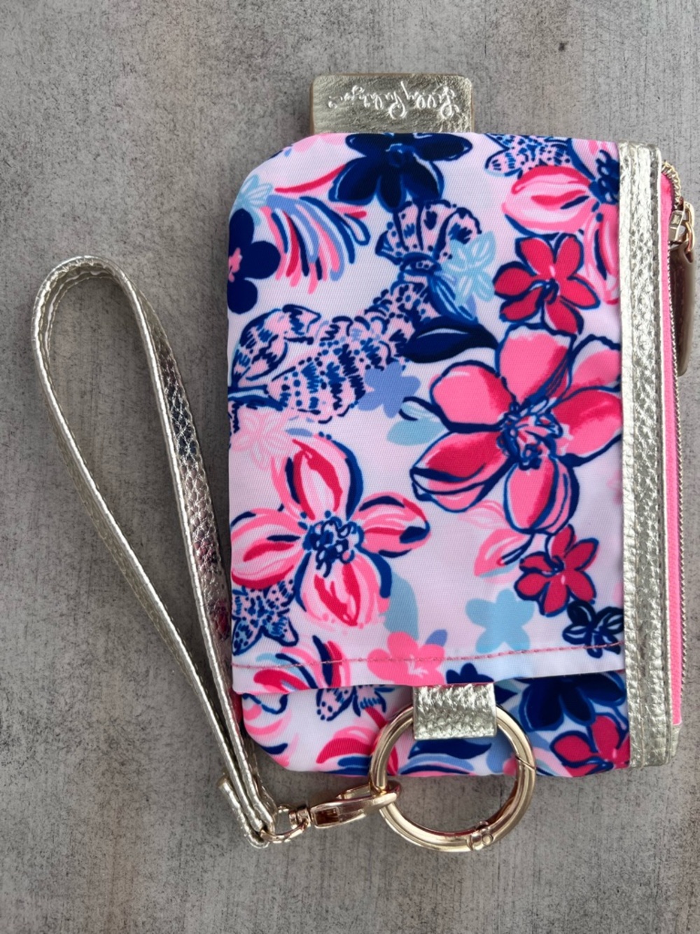 Lilly Pulitzer Floral Wristlet